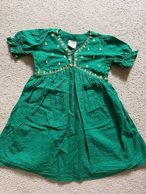 Green toddler kurti